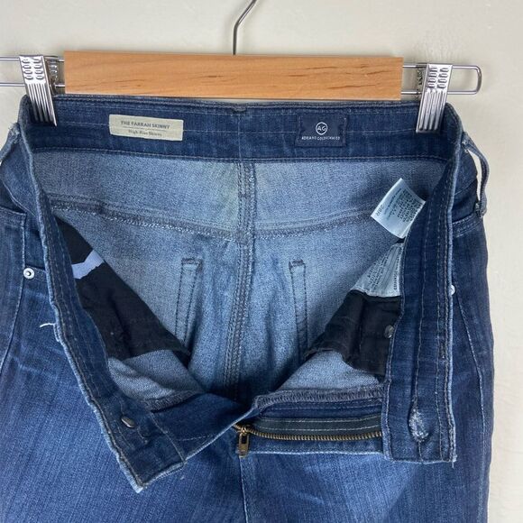 AG ‘The Farrah Skinny’ High-Rise Jeans - Brooks Wash - Picture 8 of 8